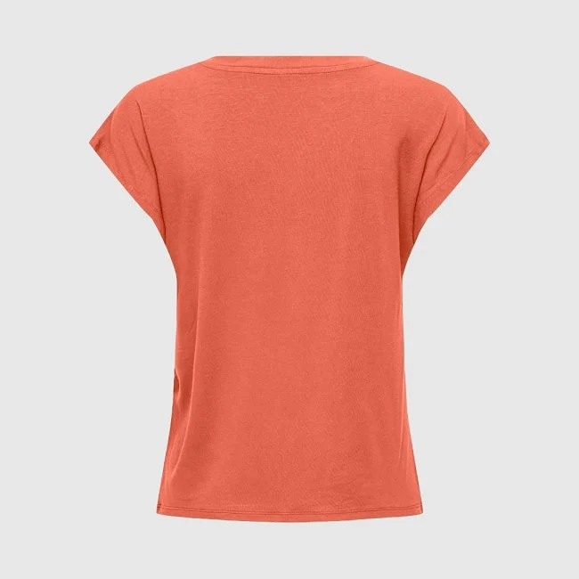 Camiseta ONLY Coral Mujer