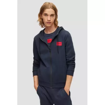 Sudadera Hugo Hombre Azul...