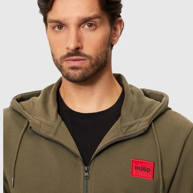 Sudadera HUGO Kaki Hombre