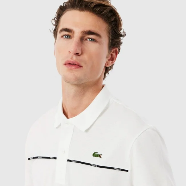 Polo Lacoste Blanco Hombre