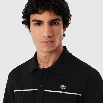 Polo Lacoste Negro Hombre 2
