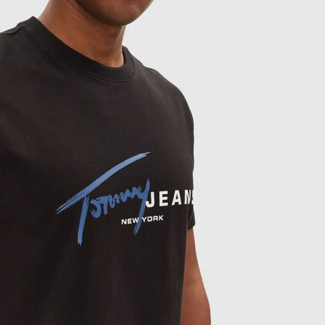 Camiseta Tommy Hilfiger Negra Hombre