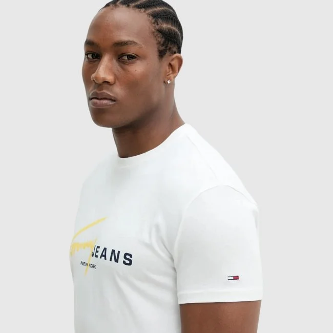 Camiseta Tommy Hilfiger Blanca Hombre