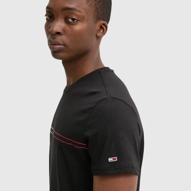 Camiseta Tommy Hilfiger Negra Hombre