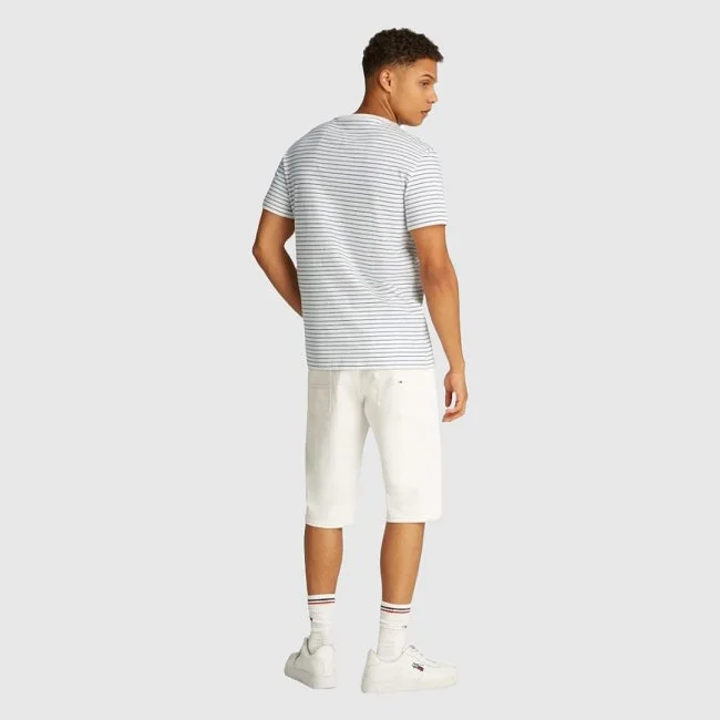 Camiseta Tommy Hilfiger Blanca y Azul...