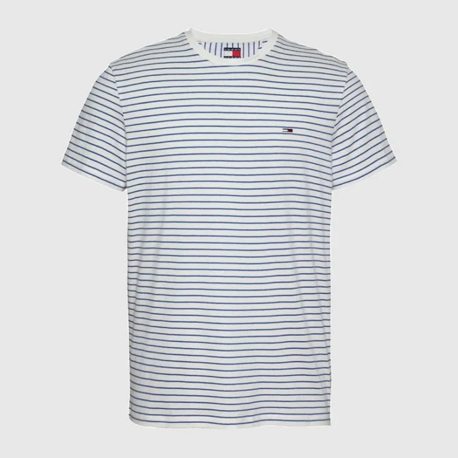 Camiseta Tommy Hilfiger Blanca y Azul...