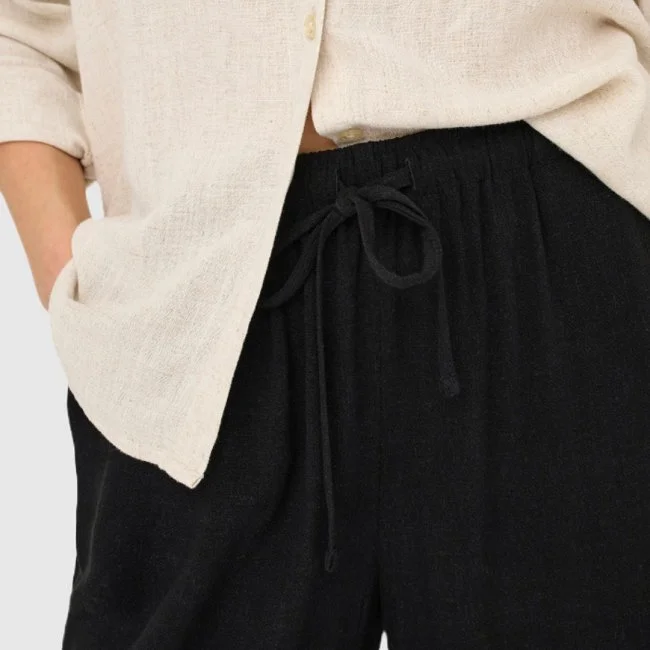 Pantalón ONLY Negro Mujer