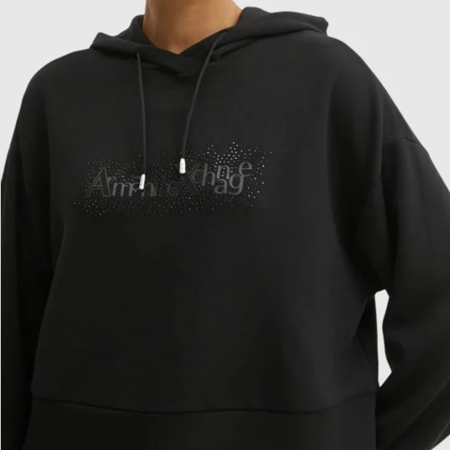 Sudadera Armani Exchange Negra Mujer