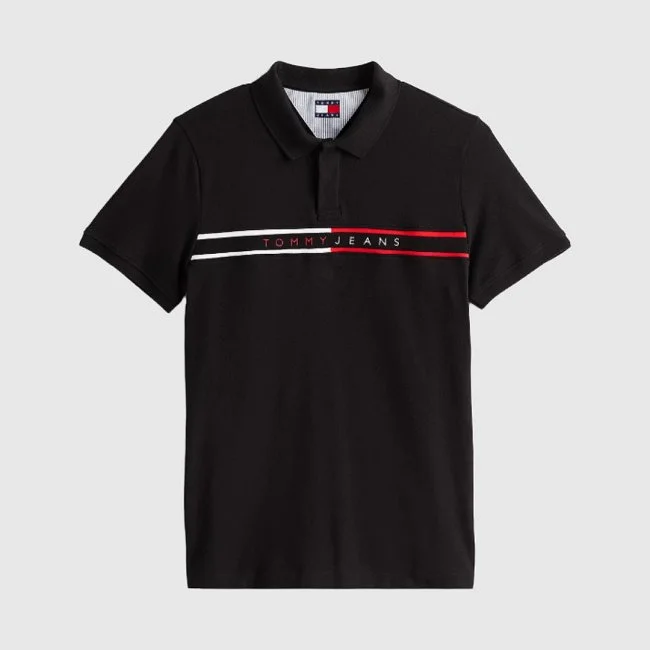 Polo Tommy Hilfiger Negro Hombre