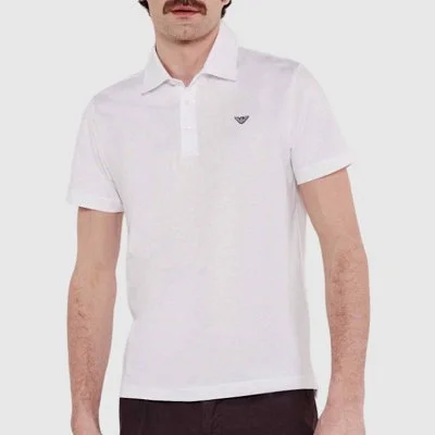 Polo Armani Blanco Hombre