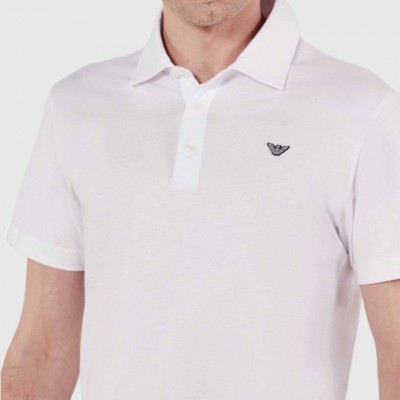 Polo Armani Blanco Hombre 2