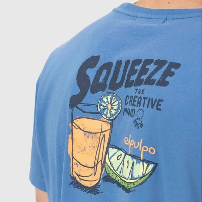 Camiseta El Pulpo Azul Hombre Camiseta El Pulpo Azul Hombre