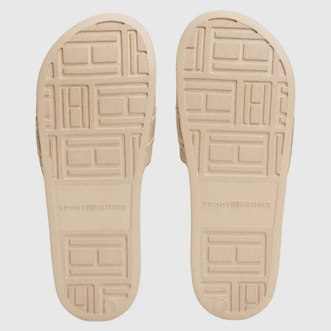 Chanclas Tommy Hilfiger Beige Mujer