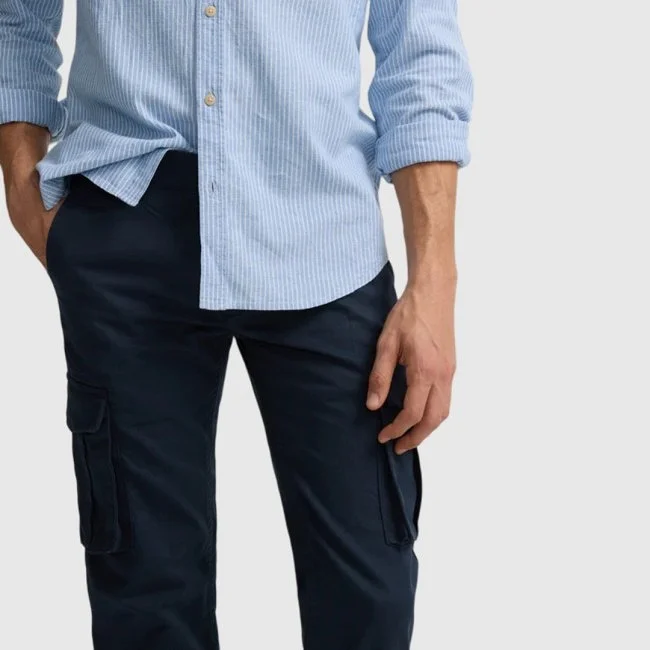 Pantalón Silbon Azul Marino Hombre
