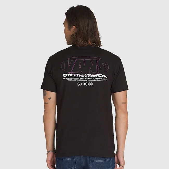 Camiseta Vans Negra Hombre
