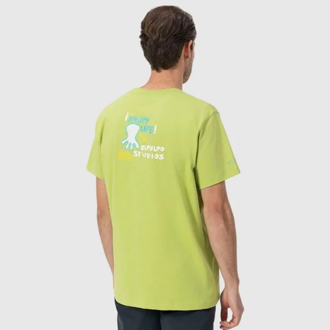Camiseta El Pulpo Verde Hombre
