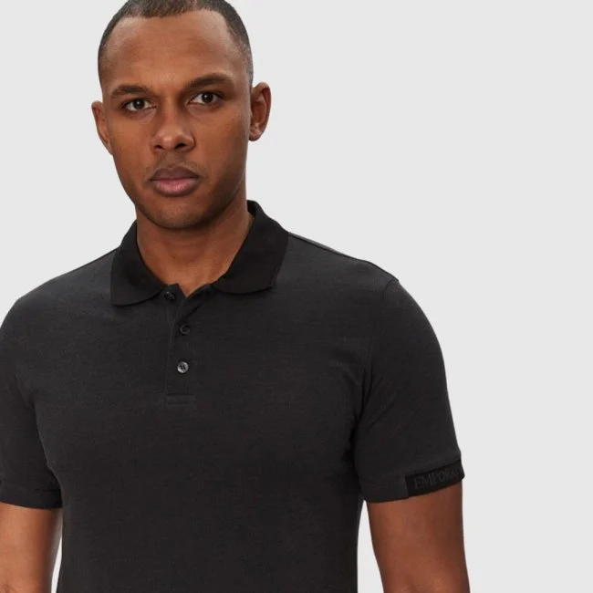 Polo Armani Negro Hombre