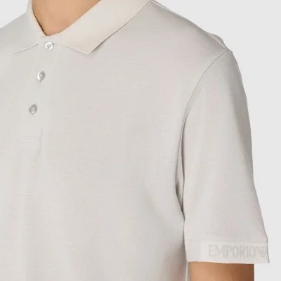 Polo Armani Blanco Hombre 2