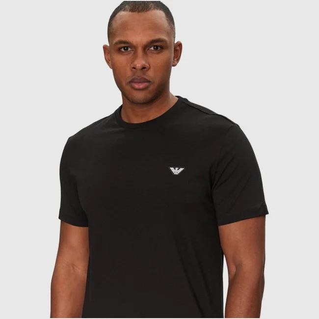 Camiseta Armani Negra Hombre