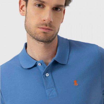 Polo El Pulpo Azul Hombre 2