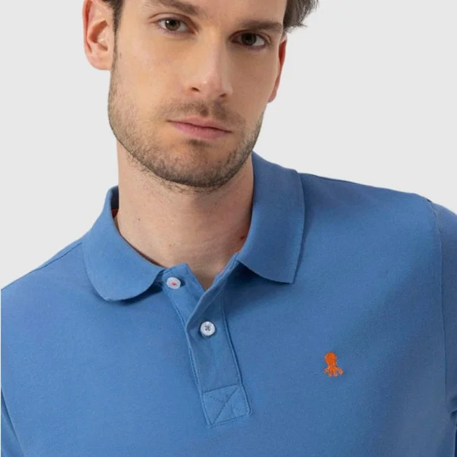 Polo El Pulpo Azul Hombre