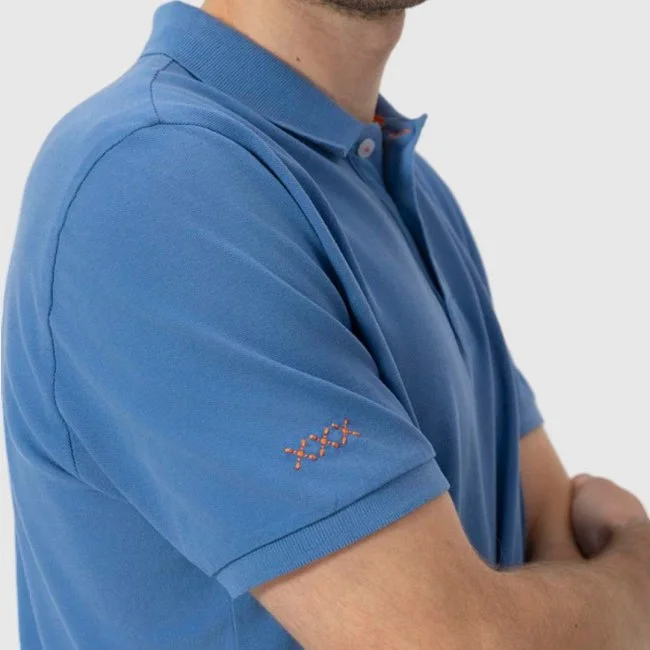 Polo El Pulpo Azul Hombre