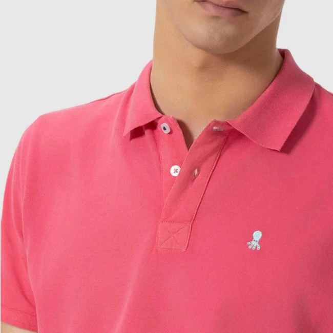 Polo El Pulpo Rosa Hombre