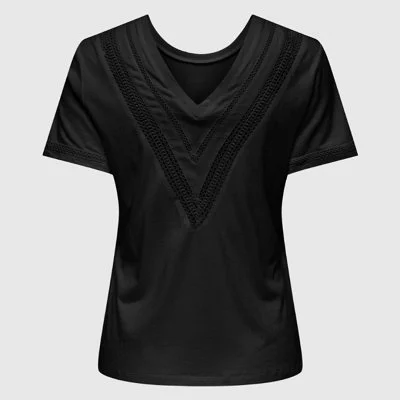 Camiseta ONLY Negra Mujer 2