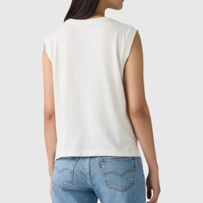 Camiseta Levi's Blanca Mujer