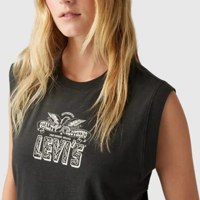 Camiseta Levi's Negra Mujer... 2