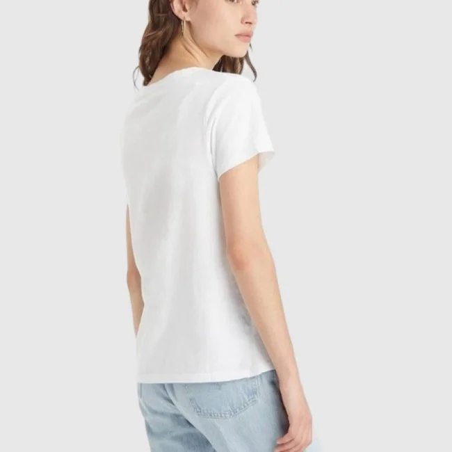 Camiseta Levi's Blanca Mujer
