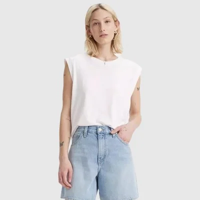 Camiseta Levi's Blanca Mujer