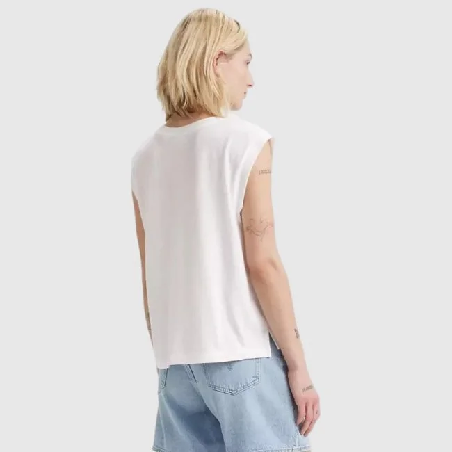 Camiseta Levi's Blanca Mujer