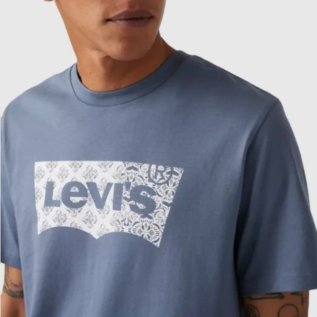 Camiseta Levi's Azul Hombre
