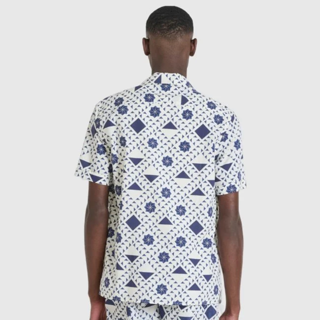 Camisa Antony Morato Azul y Blanca...