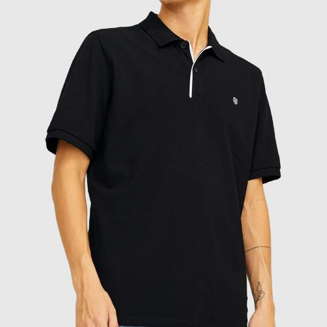 Polo Jack & Jones Negro Hombre