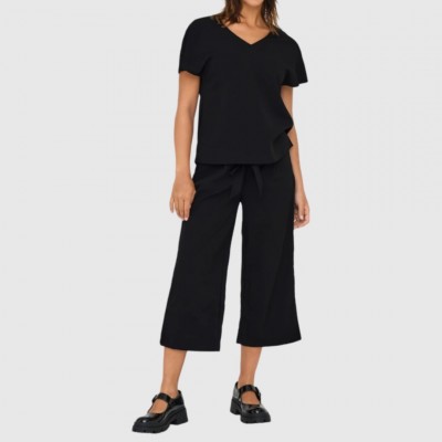 Pantalón ONLY Negro Mujer 2
