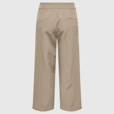 Pantalón ONLY Beige Mujer 2