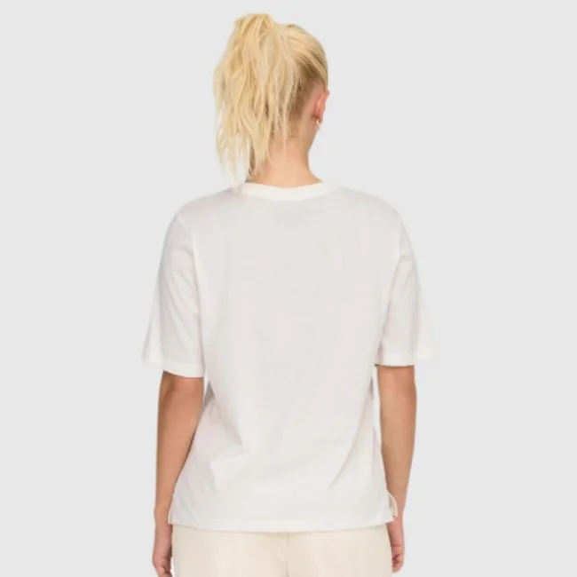 Camiseta ONLY Blanca Mujer