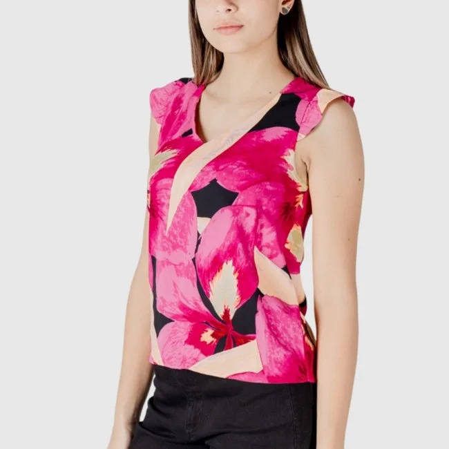 Camiseta ONLY Rosa Estampado Mujer