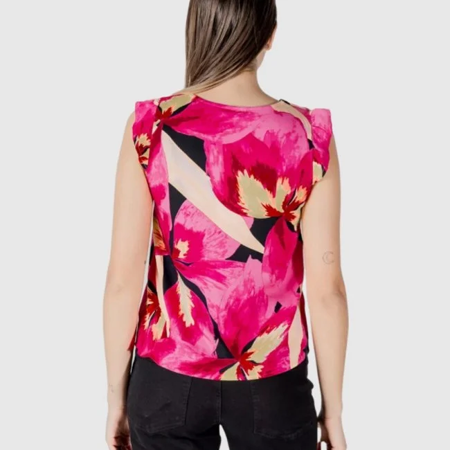 Camiseta ONLY Rosa Estampado Mujer