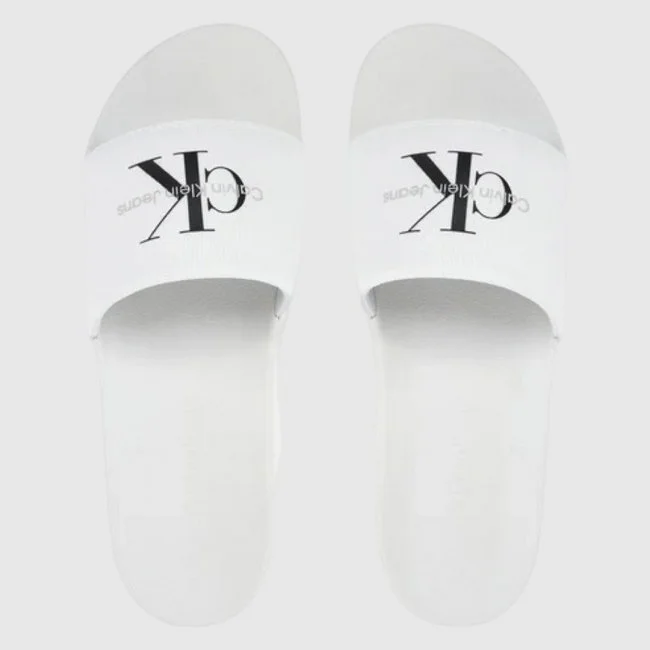 Chanclas Calvin Klein Blancas Hombre