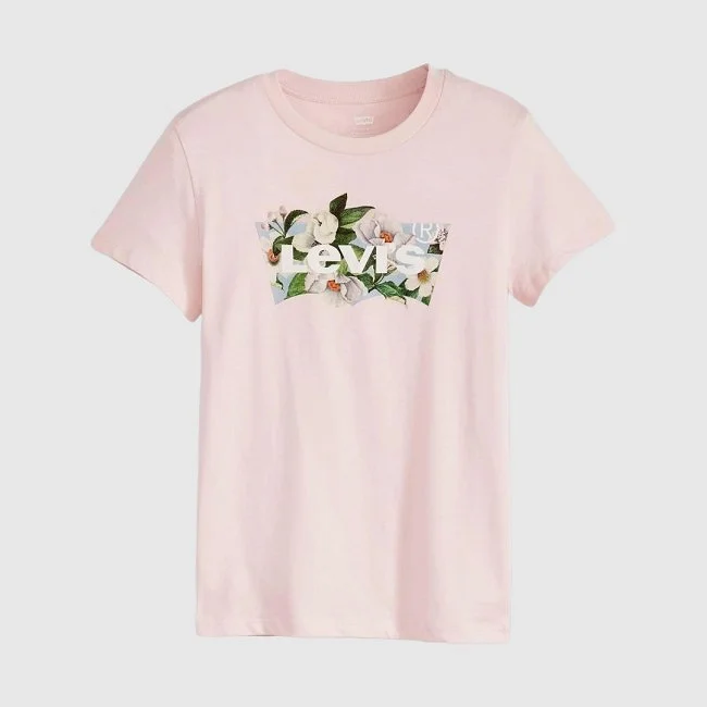 Camiseta Levi's Rosa Mujer Camiseta Levi's Rosa Mujer