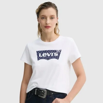 Camiseta Levi's Blanca y...