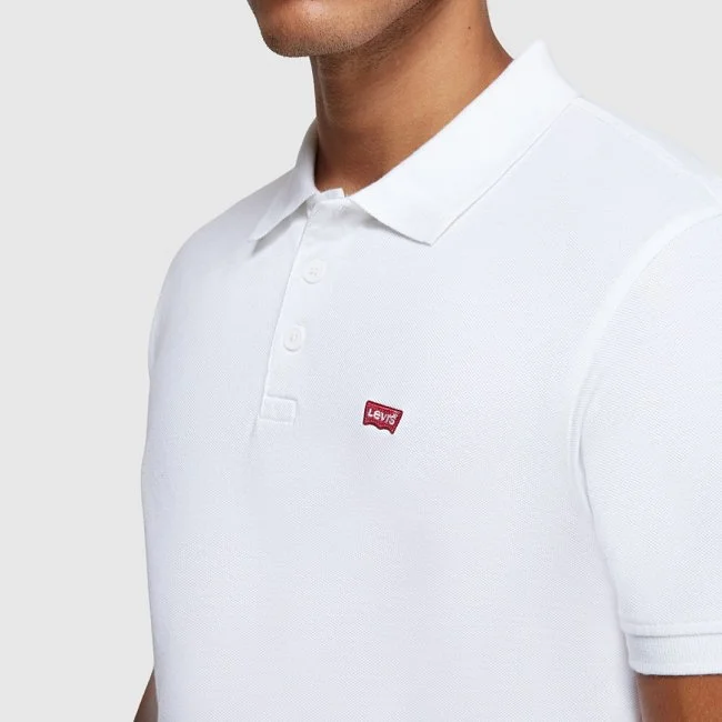 Polo Levi's Blanco Hombre