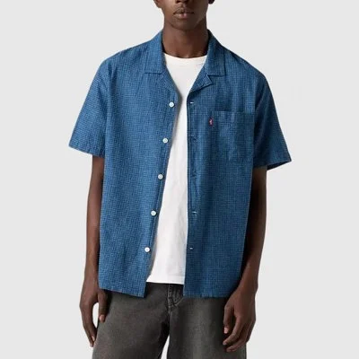 Camisa Levi's Azul Hombre