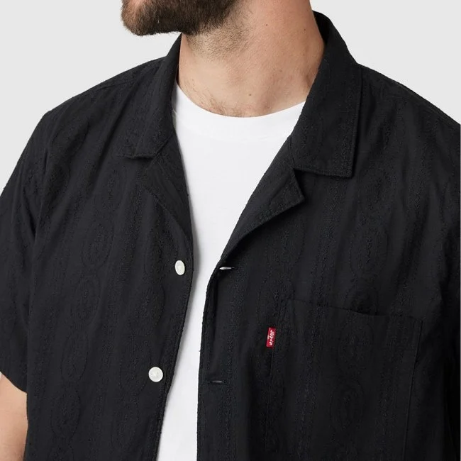 Camisa Levi's Negra Hombre