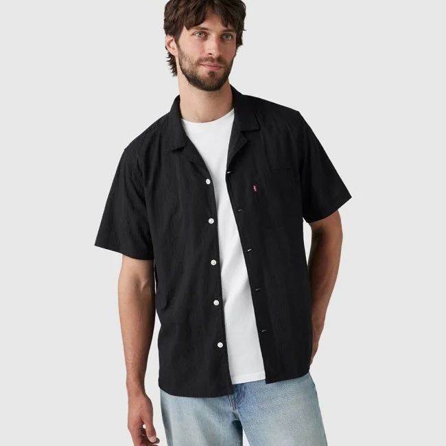 Camisa Levi's Negra Hombre