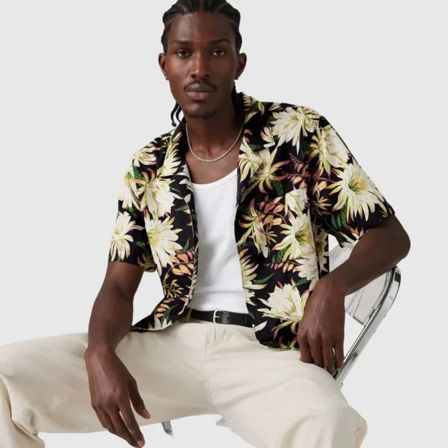 Camisa Levi's Negra Hombre