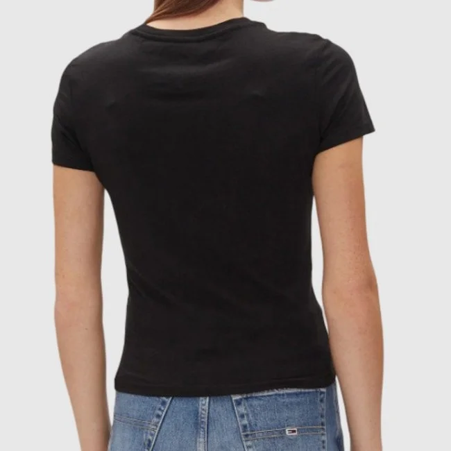 Camiseta Tommy Hilfiger Negra Mujer